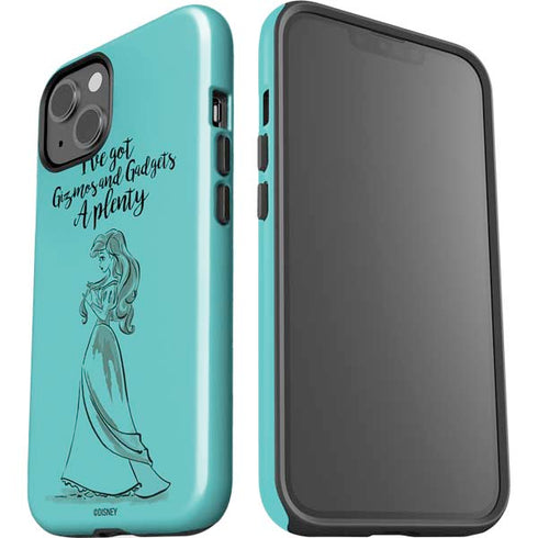 Disney Princess Ariel Gizmos and Gadgets Art iPhone 15 Impact Case
